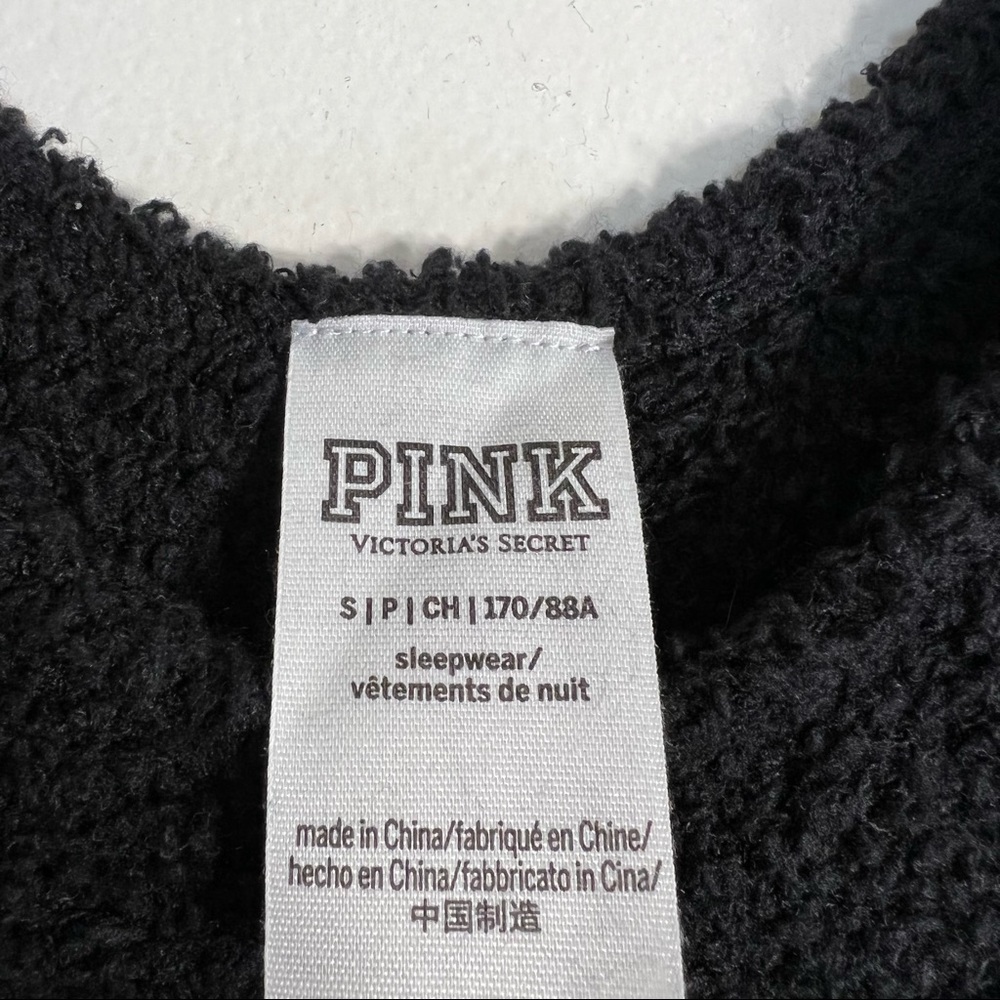 Victoria Secret PINK Cozy Plush Sleepwear Top Sz S - Picture 9 of 10
